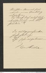 Nachlass Franz Steindachner, Brief von C. Heller; C. Kersten & Co. an Franz Steindachner (20.03.1909), Inv.Nr. 212.03, Seite 2